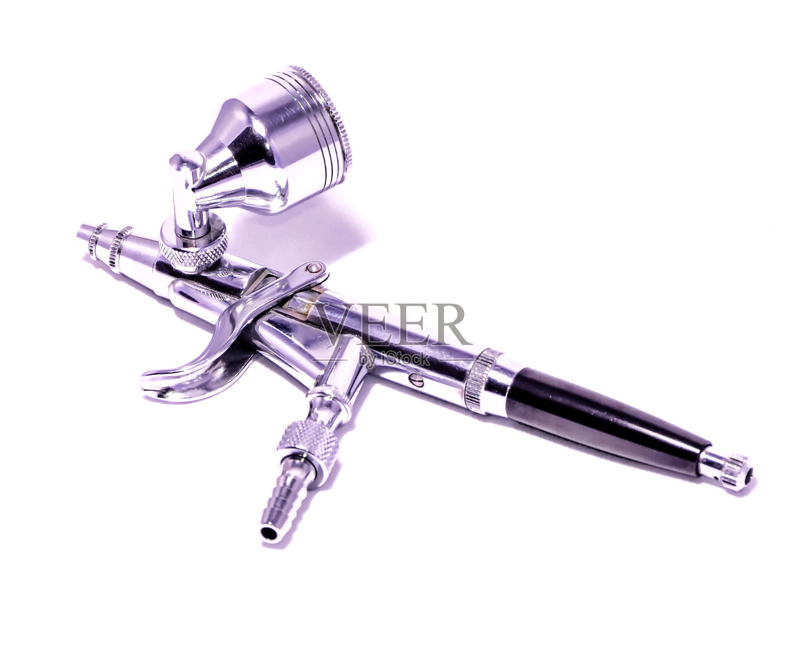 银色的喷枪照片摄影图片