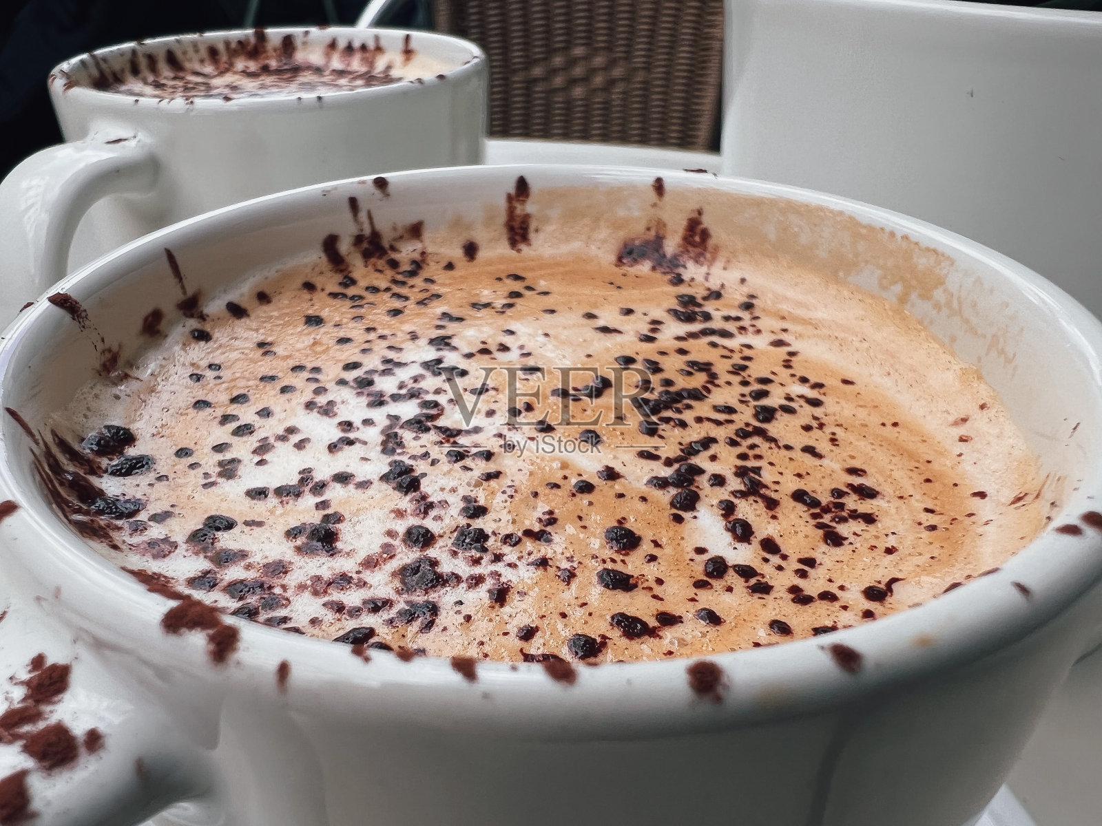 卡布奇诺照片摄影图片