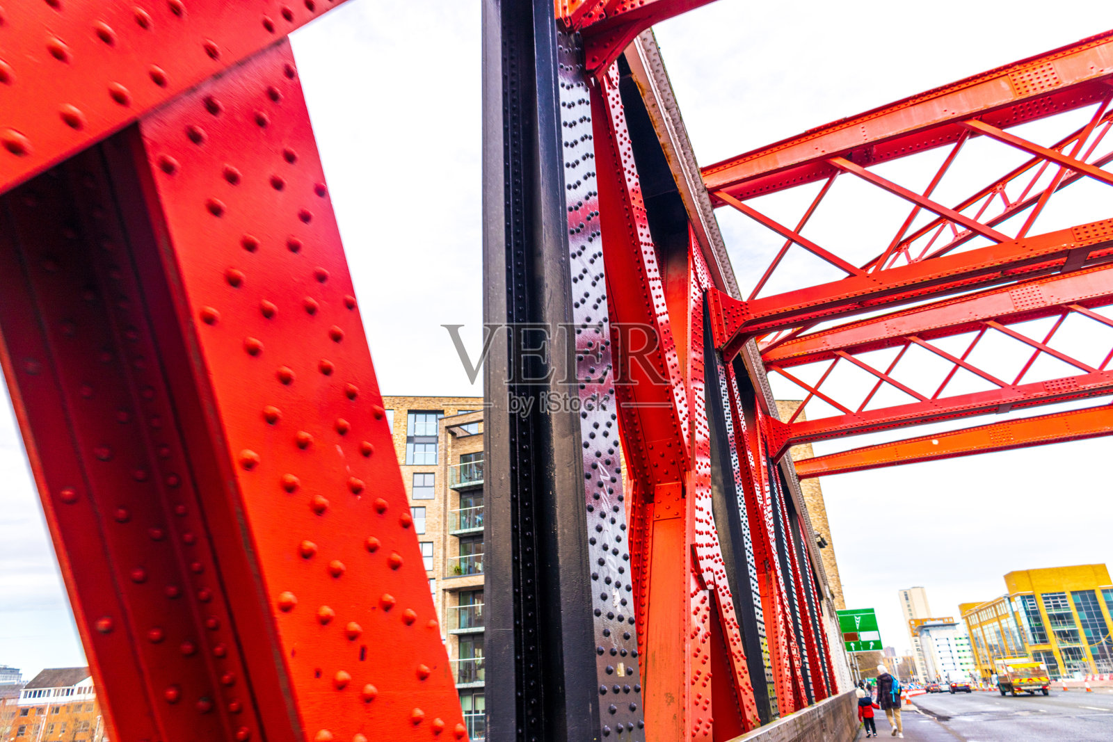 索尔福德码头桥照片摄影图片