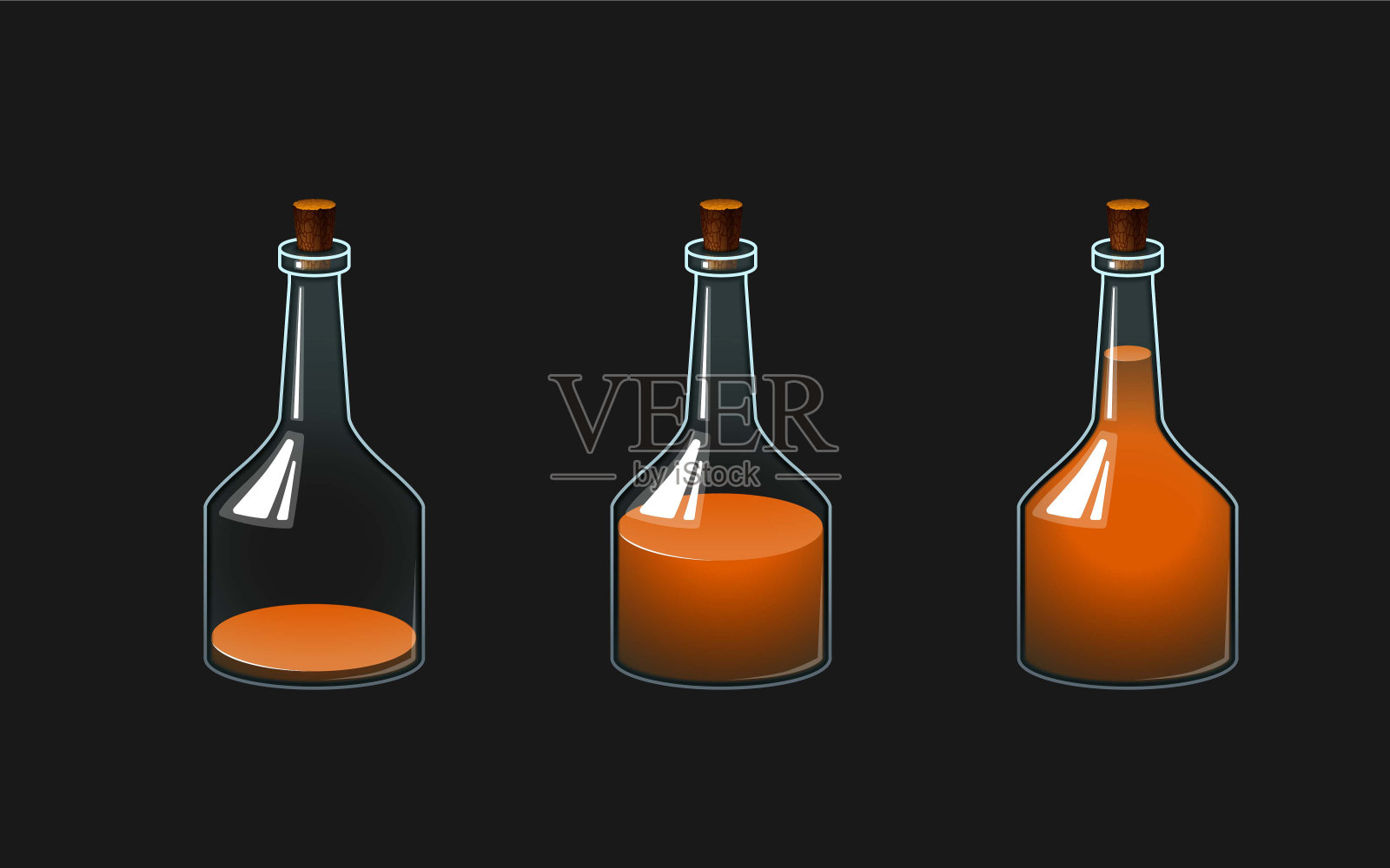 药水的瓶子设计元素图片