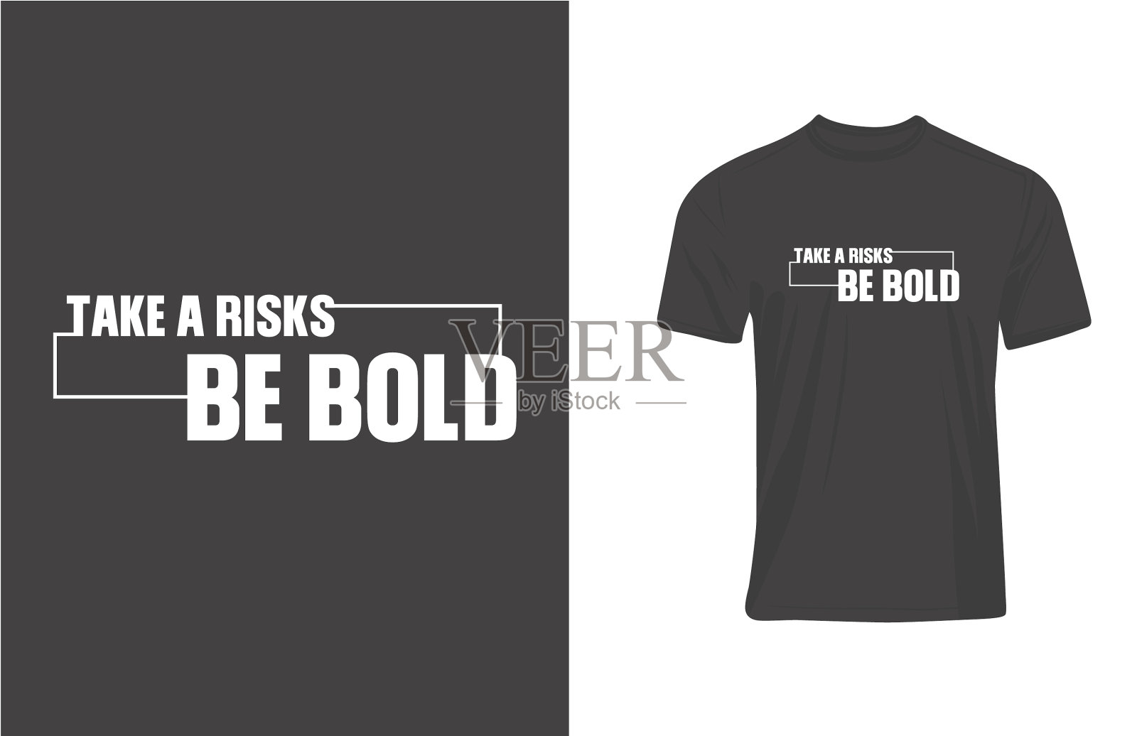 t恤图形字体设计大胆冒险插画图片素材
