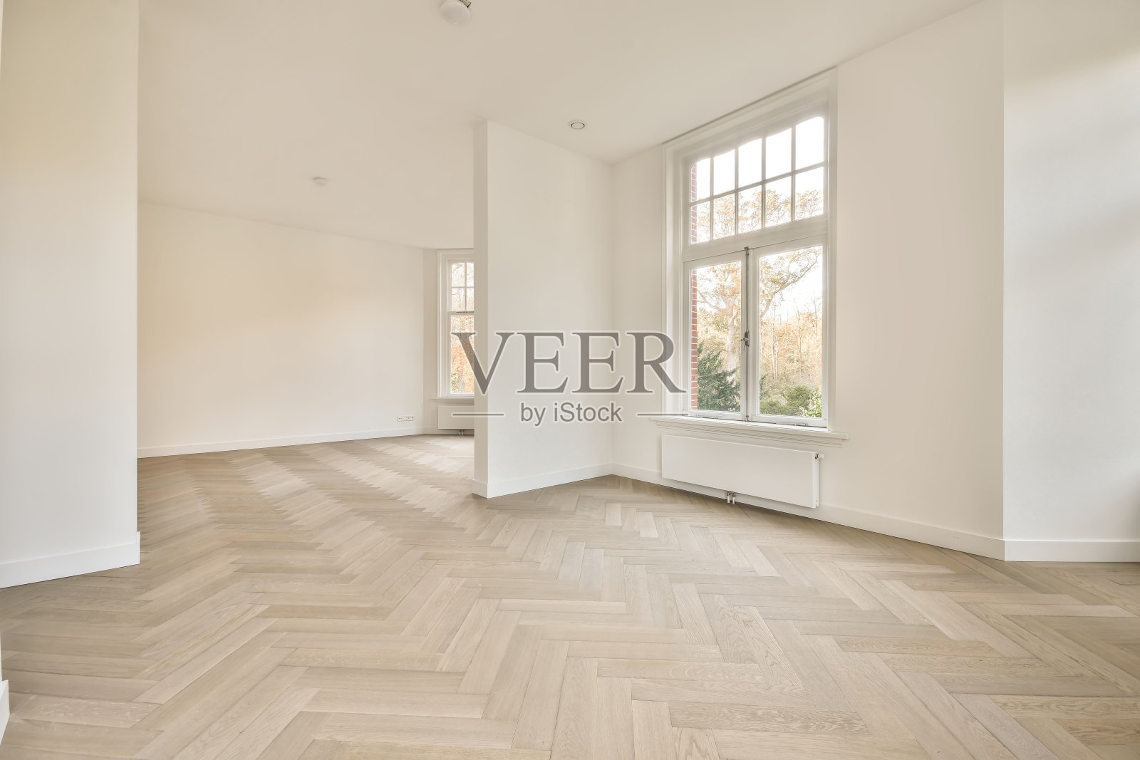 空房间的内部照片摄影图片