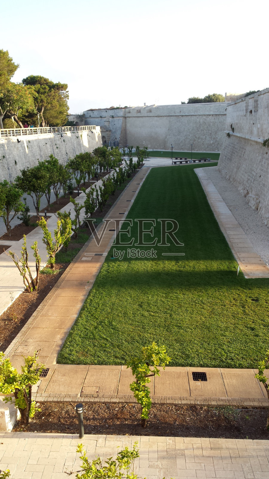 Mdina堡垒花园照片摄影图片