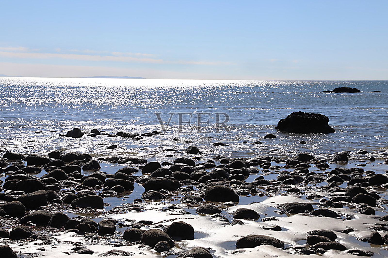 加州马里布泻湖照片摄影图片
