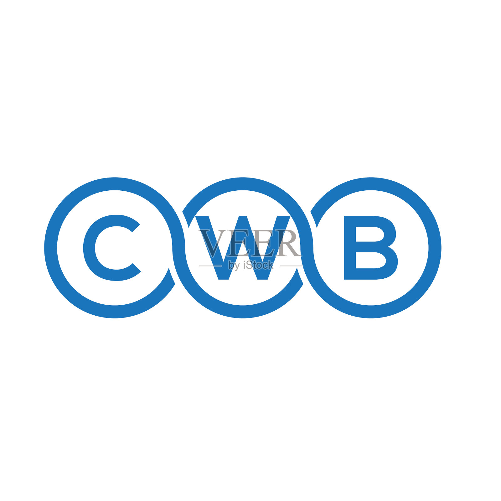 中环绕道字母标志设计在黑色背景的中环绕道上插画图片素材