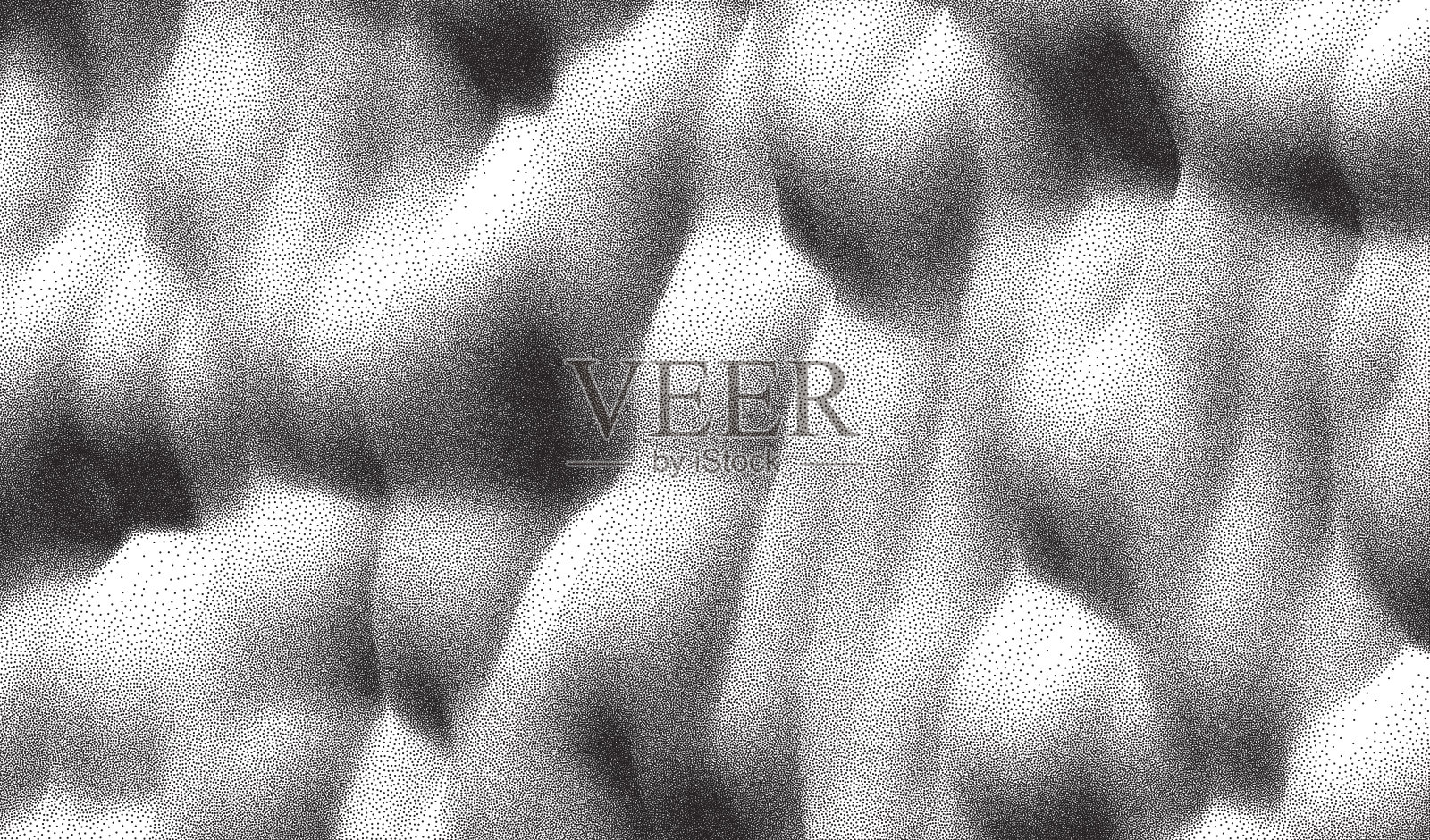 背景,疙瘩。抽象的波浪模式。数字背景与粒子。点彩主义。海报,封面,横幅或布告的3D矢量插图。插画图片素材