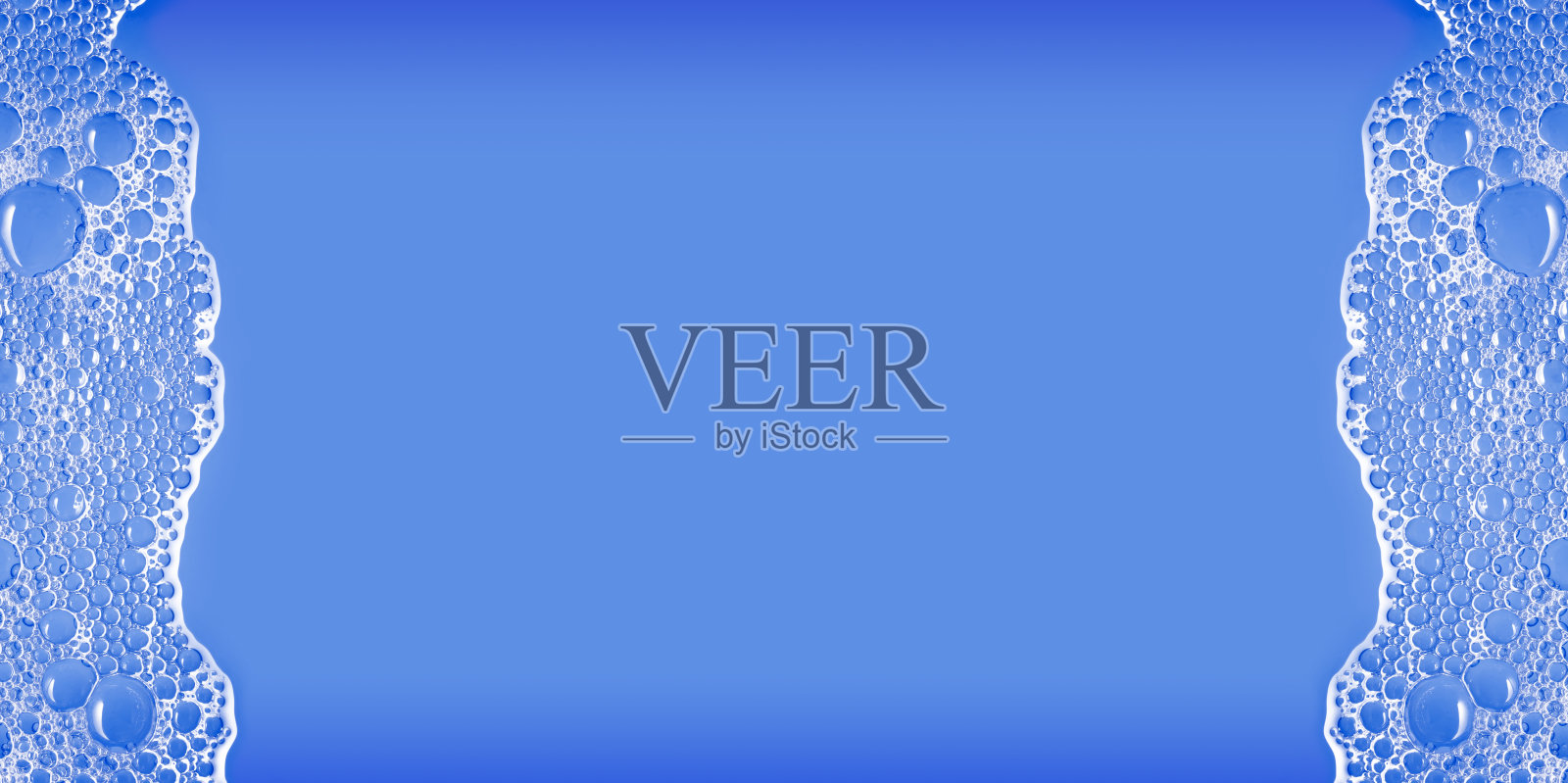 肥皂泡沫背景(蓝色)与复制空间照片摄影图片