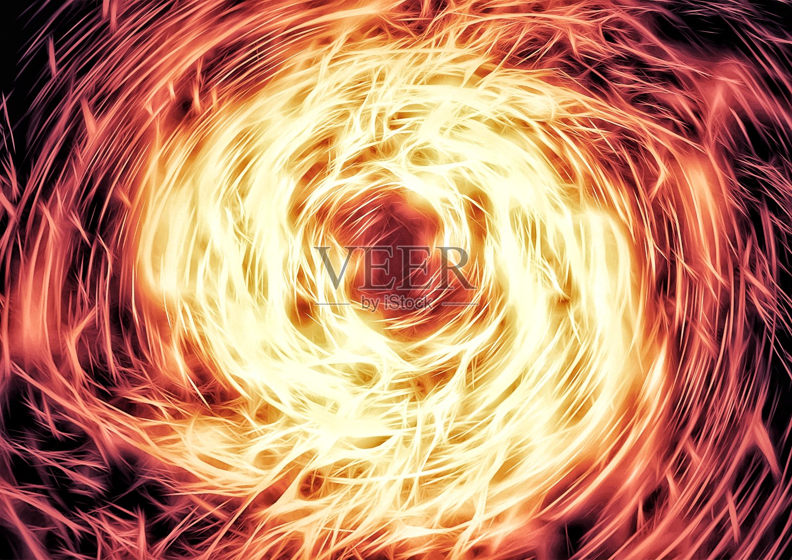 火焰在黑暗中燃烧的抽象背景照片摄影图片