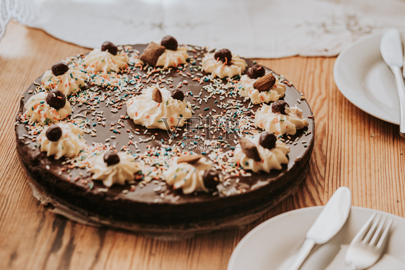 自制的蛋糕照片摄影图片