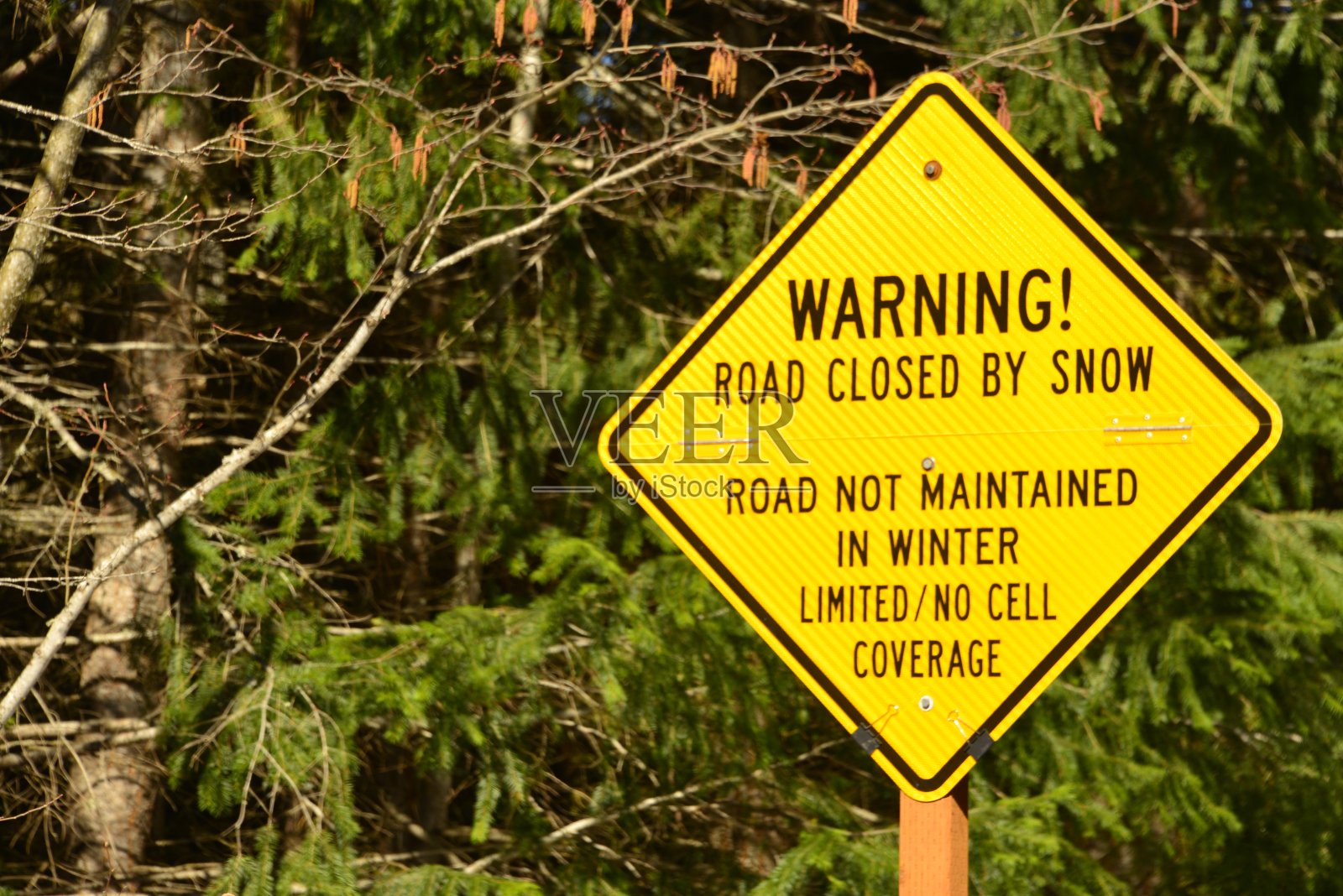 警告道路封闭标志照片摄影图片