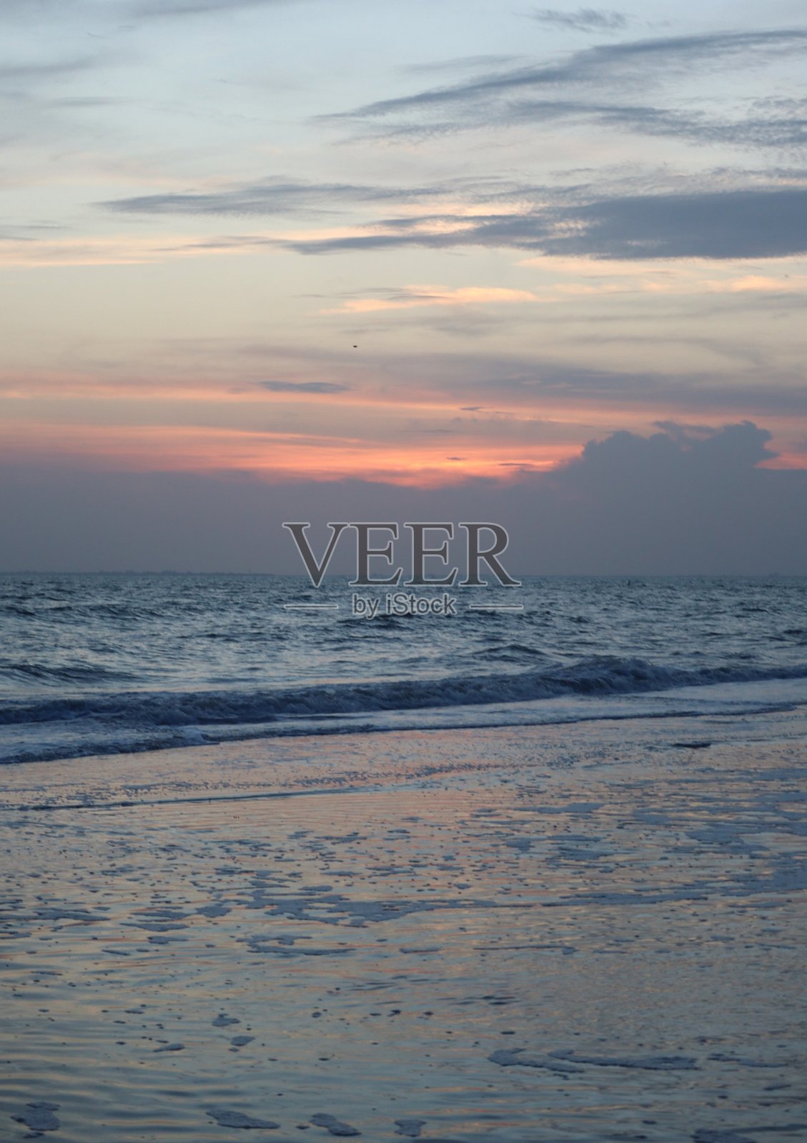 日落时分的佛罗里达海岸照片摄影图片