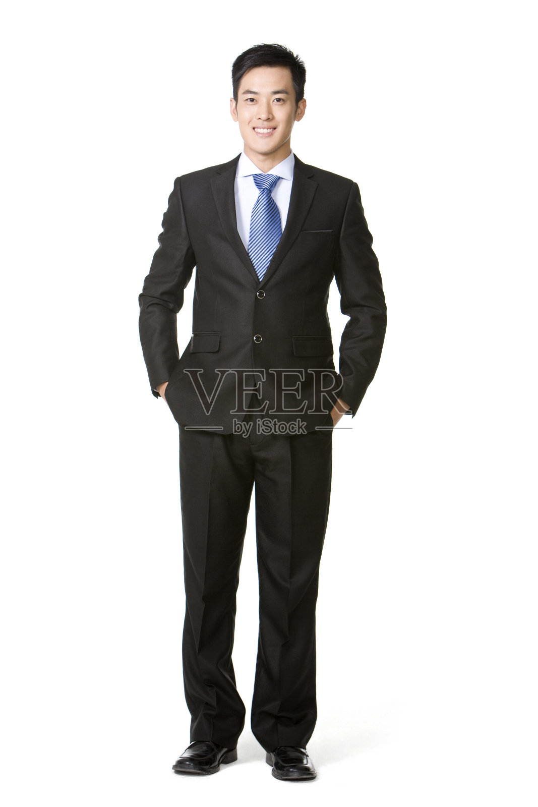 青年商务男士肖像照片摄影图片