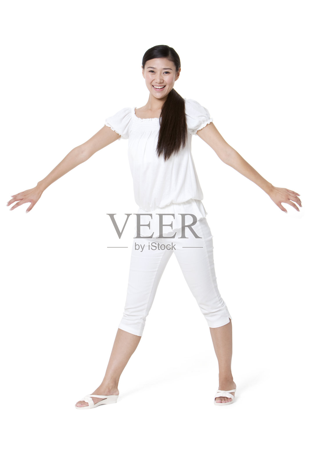 青年女子肖像照片摄影图片