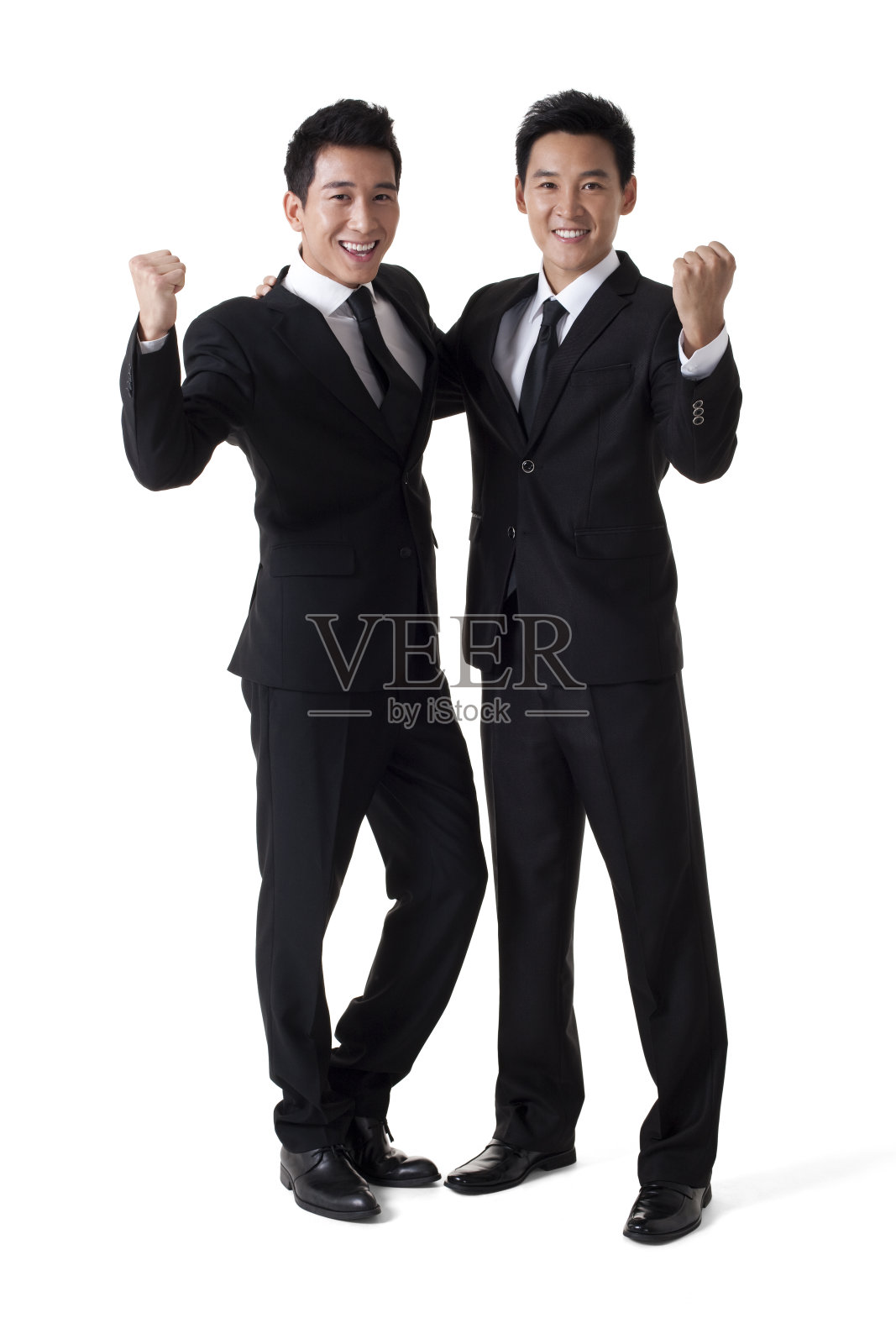 商务人士庆祝照片摄影图片