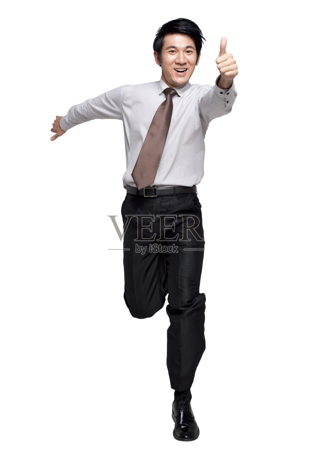 商务人士跳跃照片摄影图片