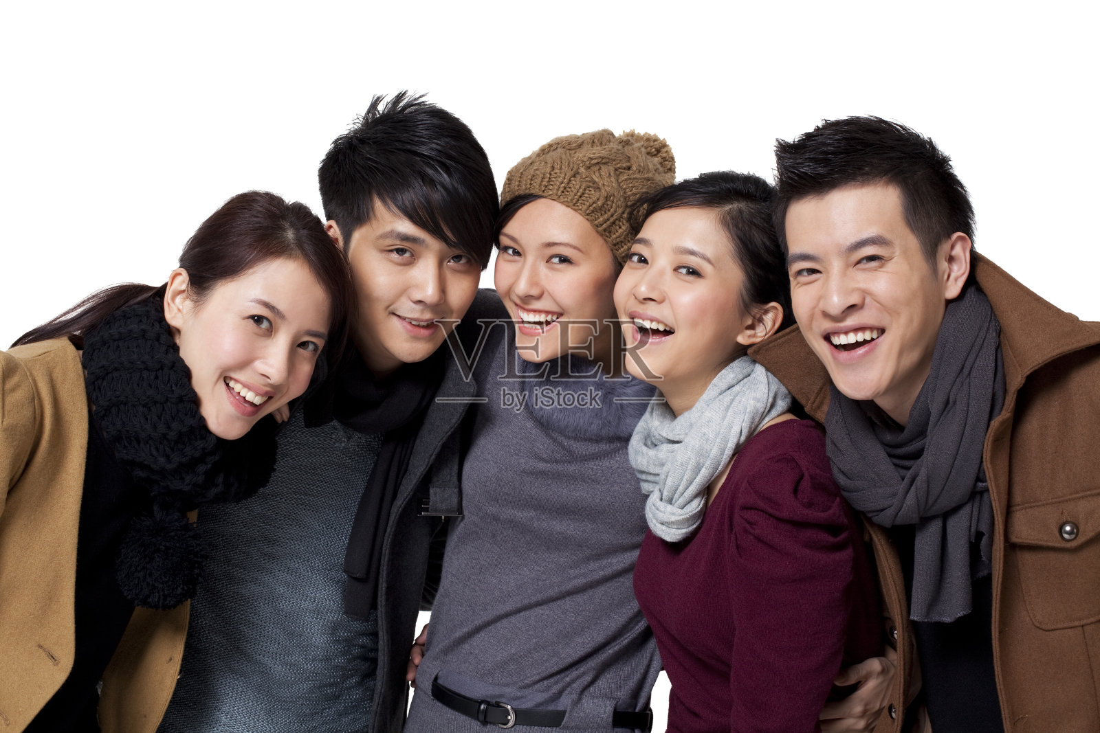 时尚青年男女照片摄影图片