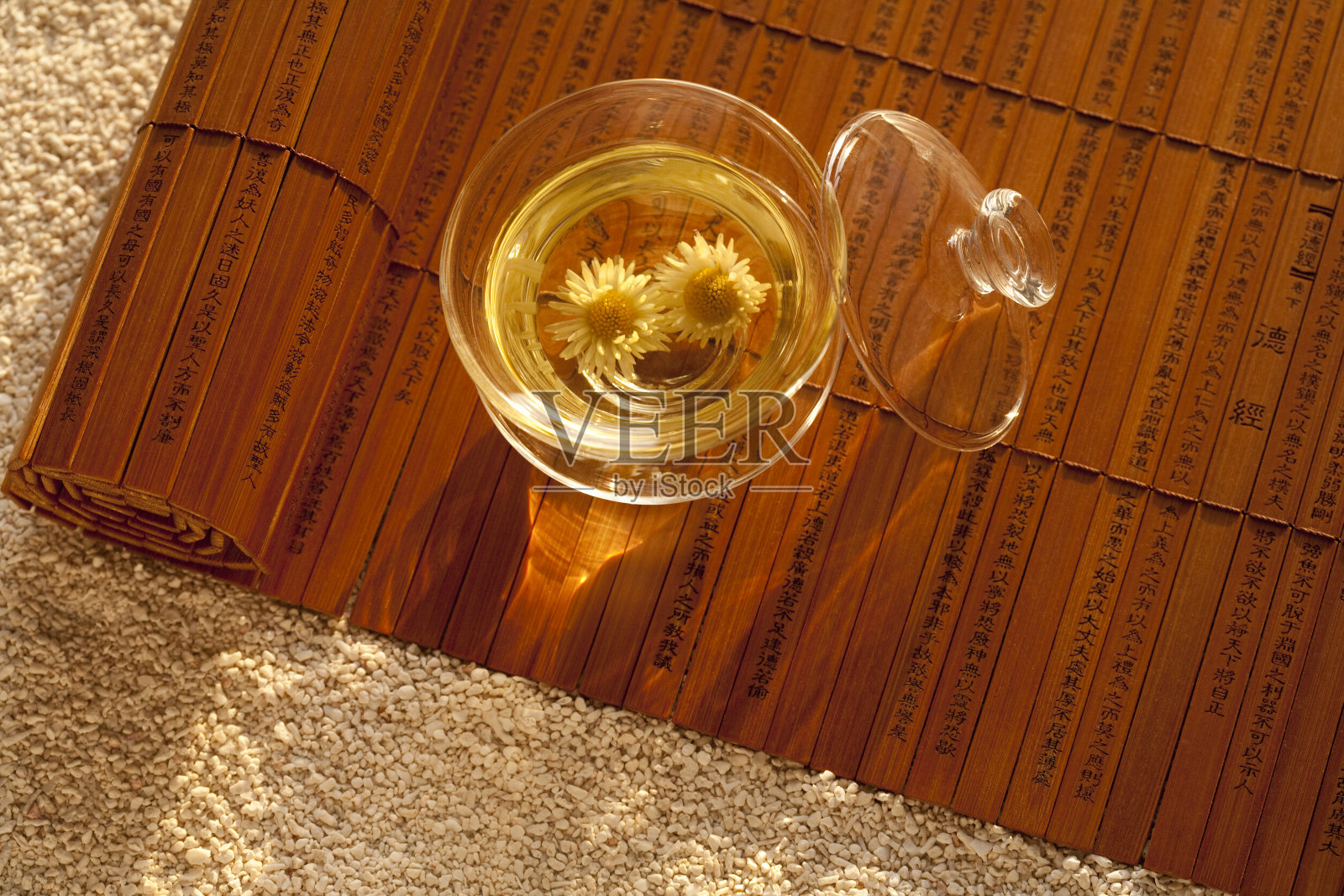 菊花茶特写照片摄影图片