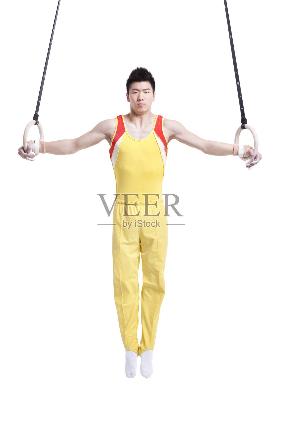 吊环运动员照片摄影图片