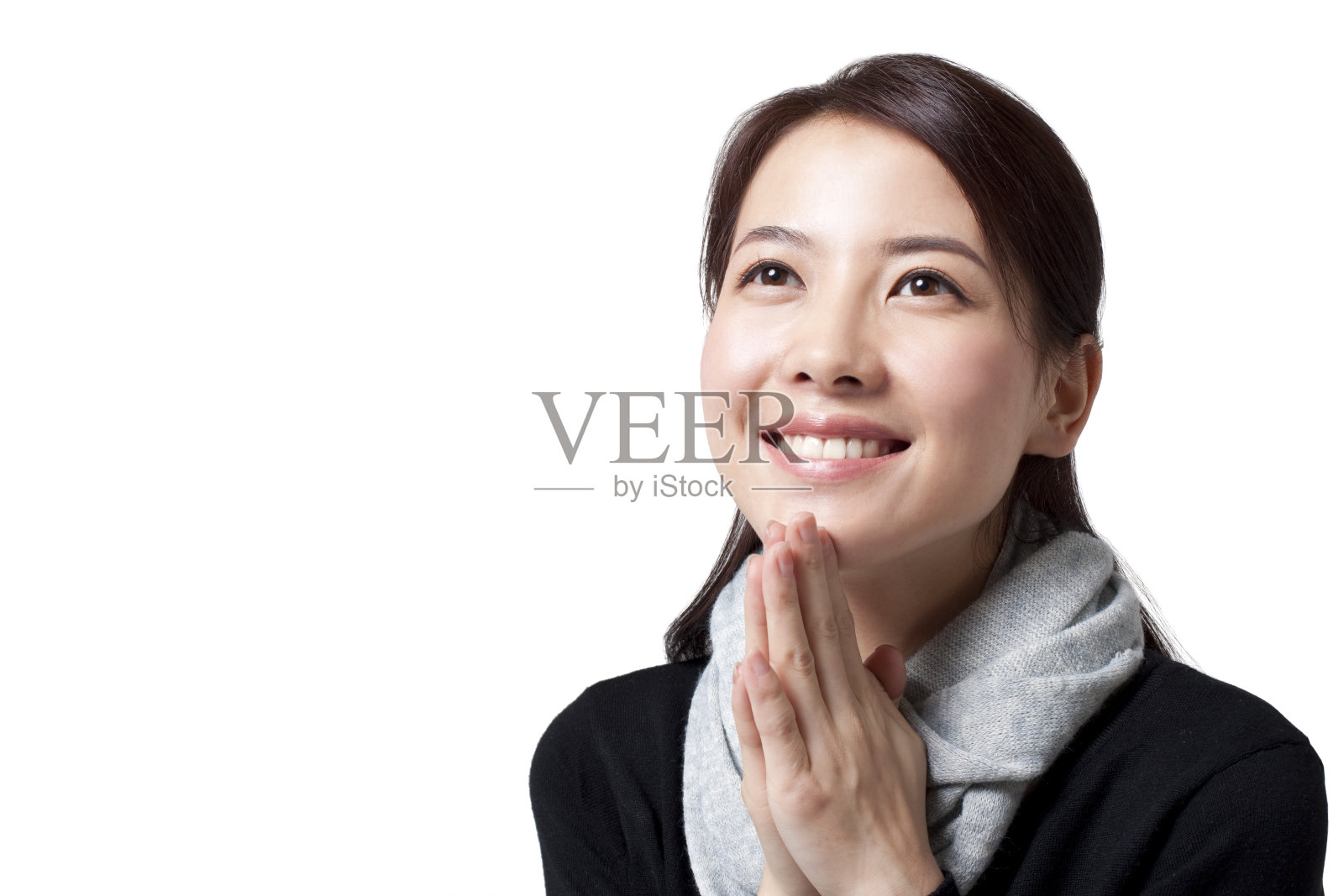 时尚青年女子肖像照片摄影图片