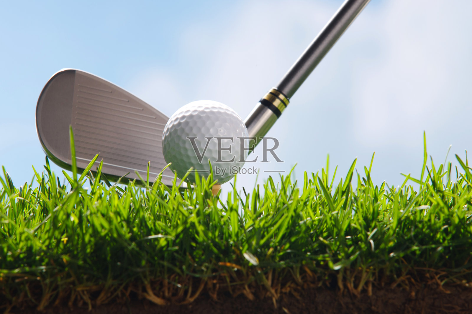 高尔夫球具照片摄影图片