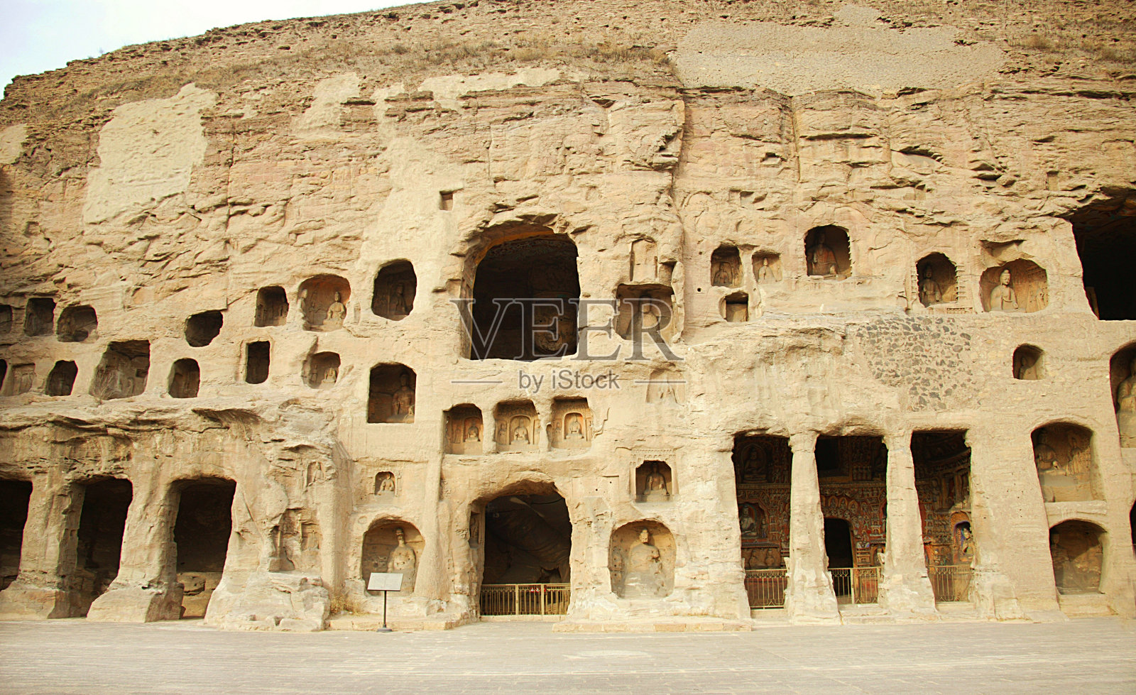 云冈石窟照片摄影图片