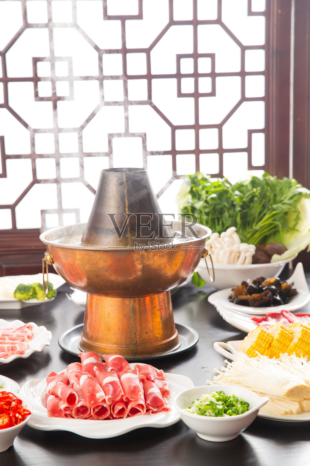 涮羊肉照片摄影图片