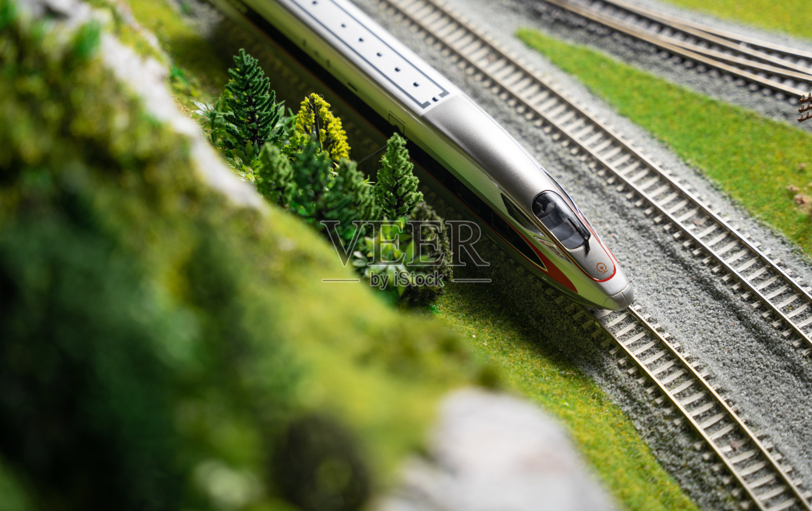 高铁模型照片摄影图片