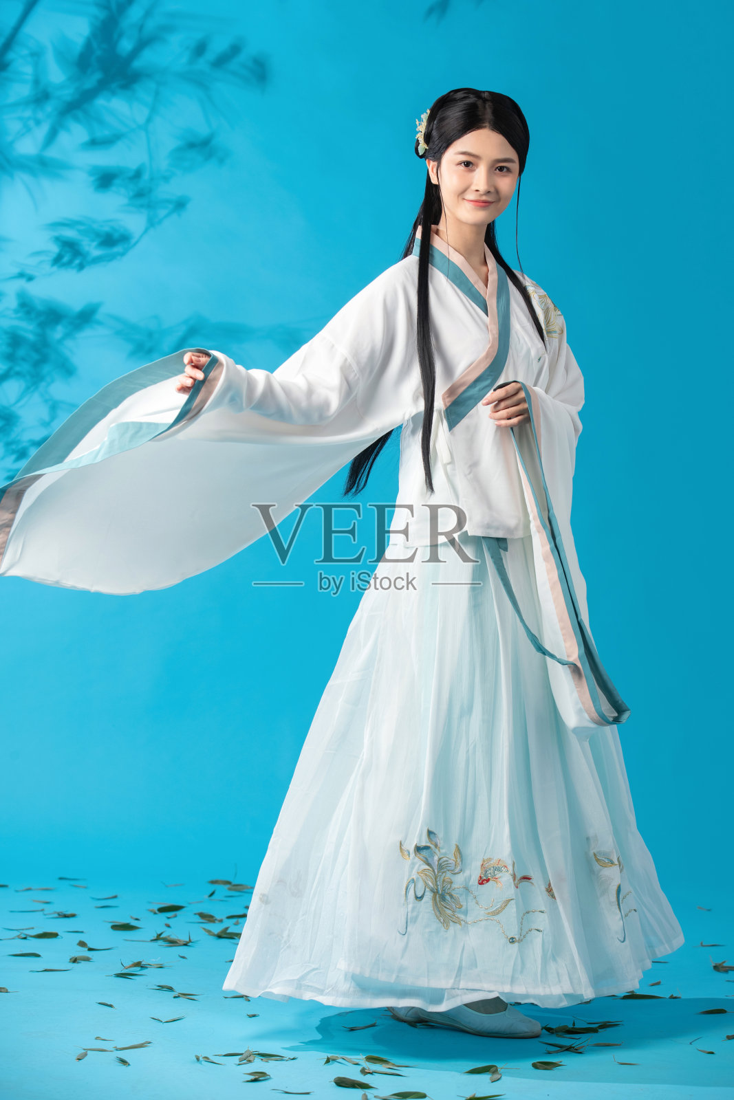 古风美女照片摄影图片