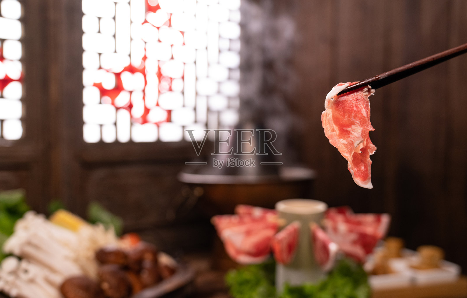 涮羊肉照片摄影图片