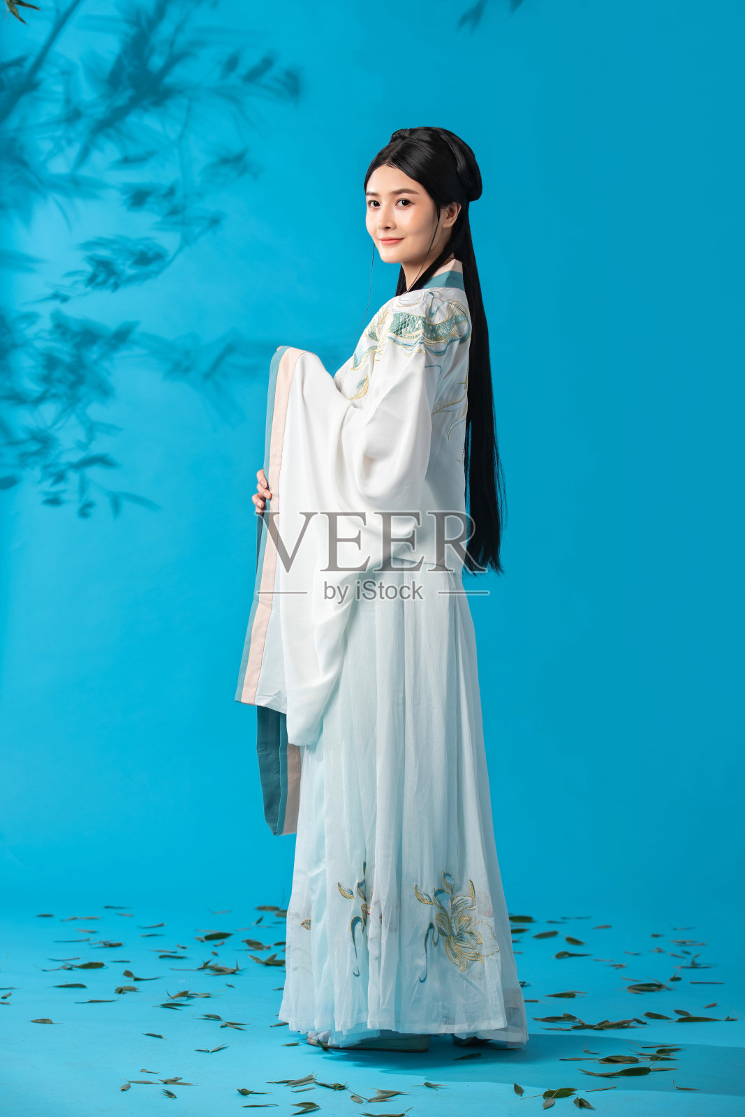 古风美女照片摄影图片