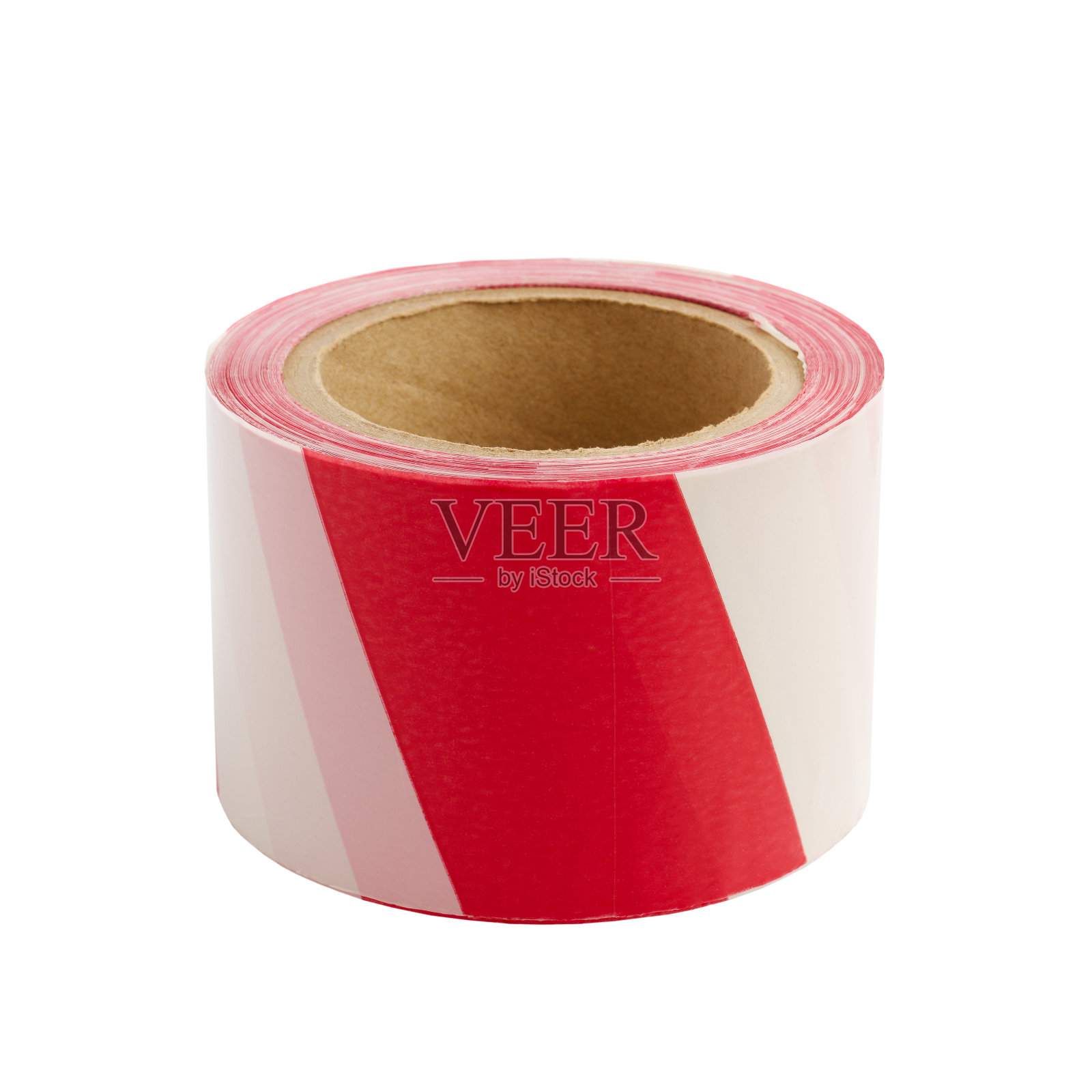 信号带或屏蔽带关闭隔离在白色背景上照片摄影图片