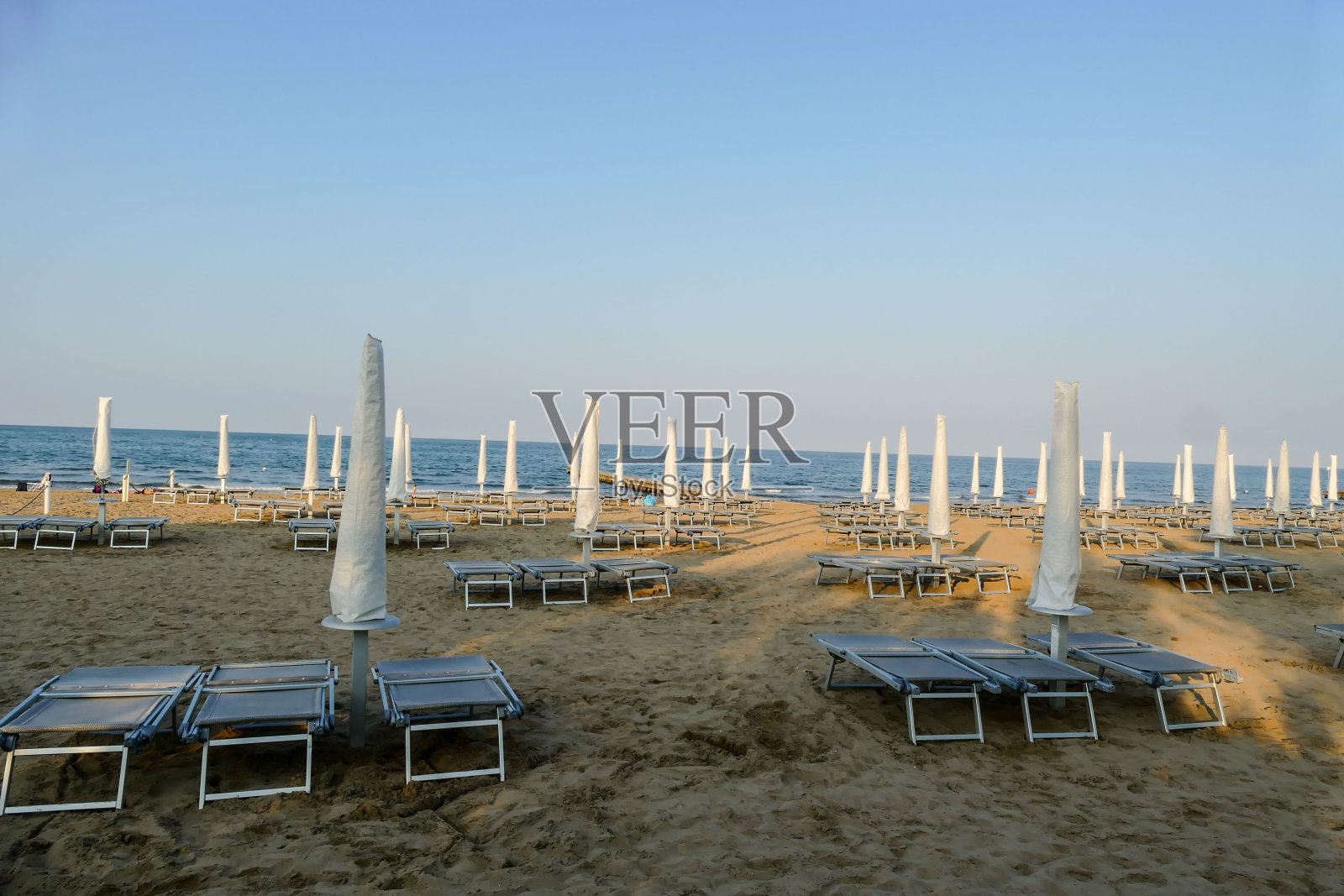 利多迪杰索罗海滩的夏日照片摄影图片