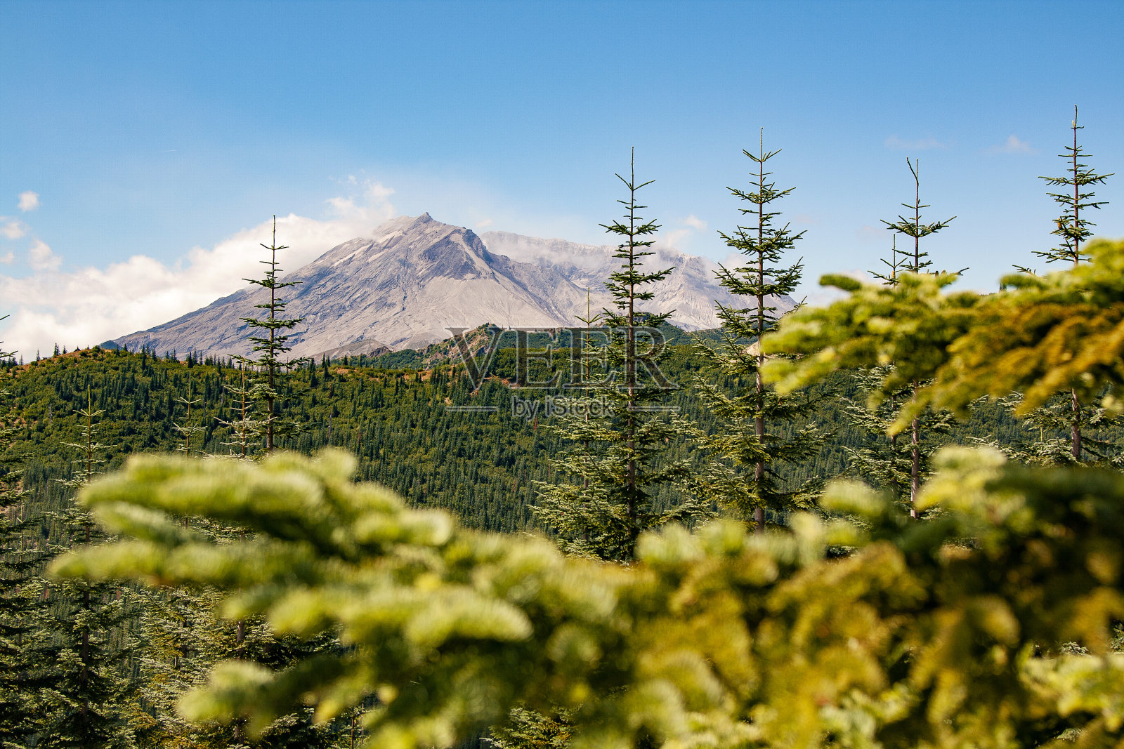 圣海伦火山照片摄影图片