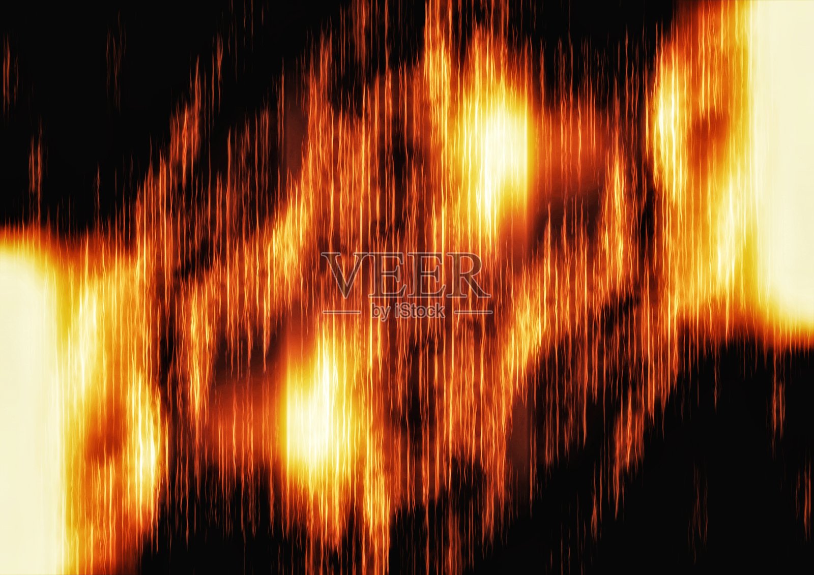 火焰在黑暗中燃烧的插图照片摄影图片