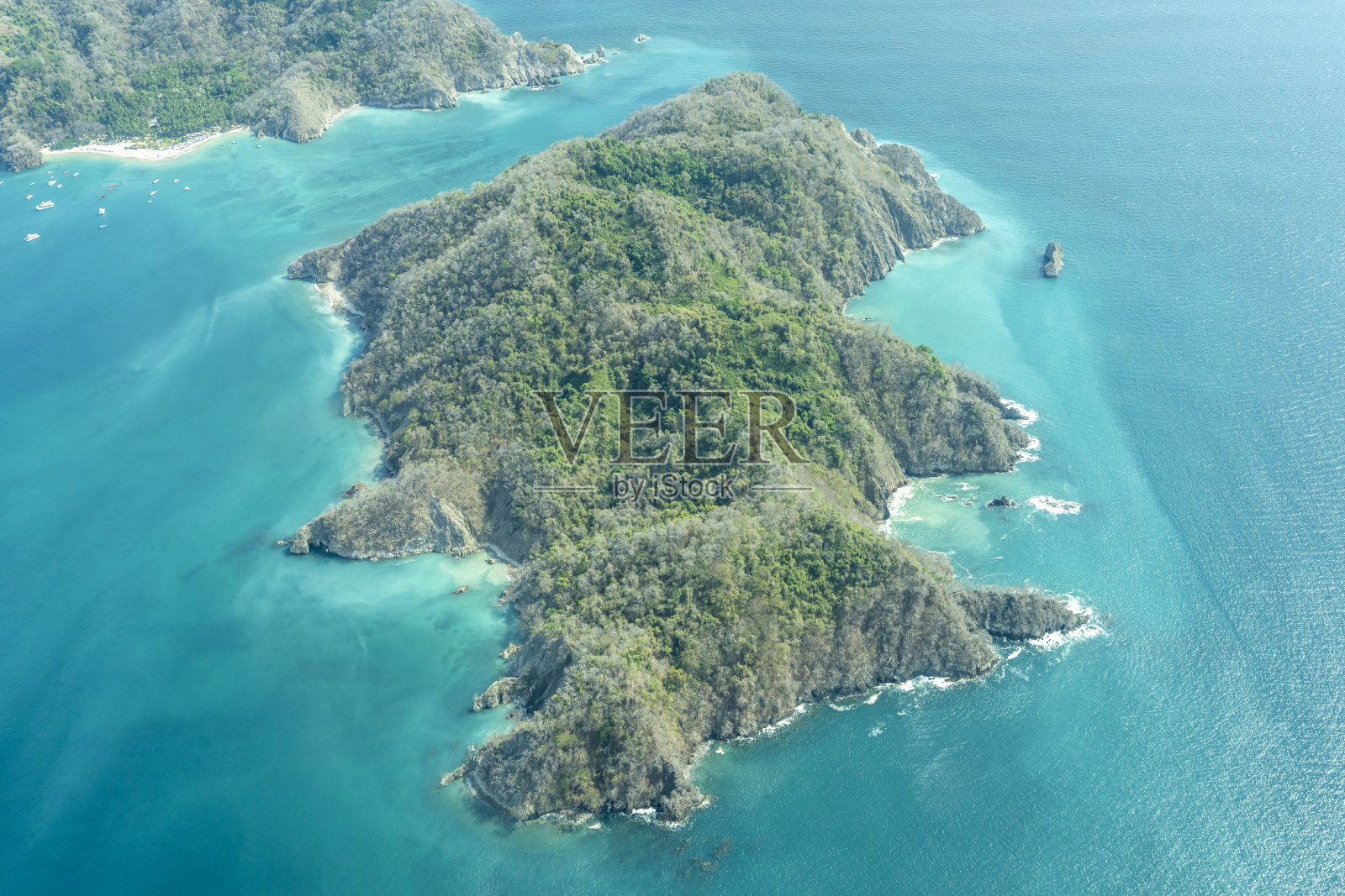 哥斯达黎加的托尔图加岛照片摄影图片