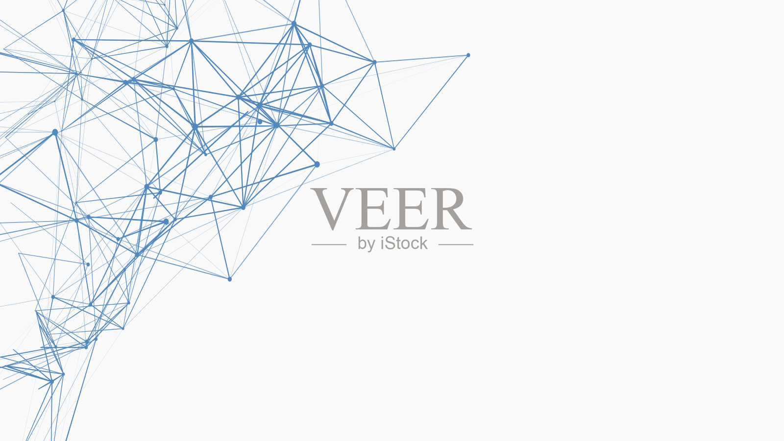 白色背景上的向量连线和点。网络连接结构。横幅模板为您的设计。插画图片素材