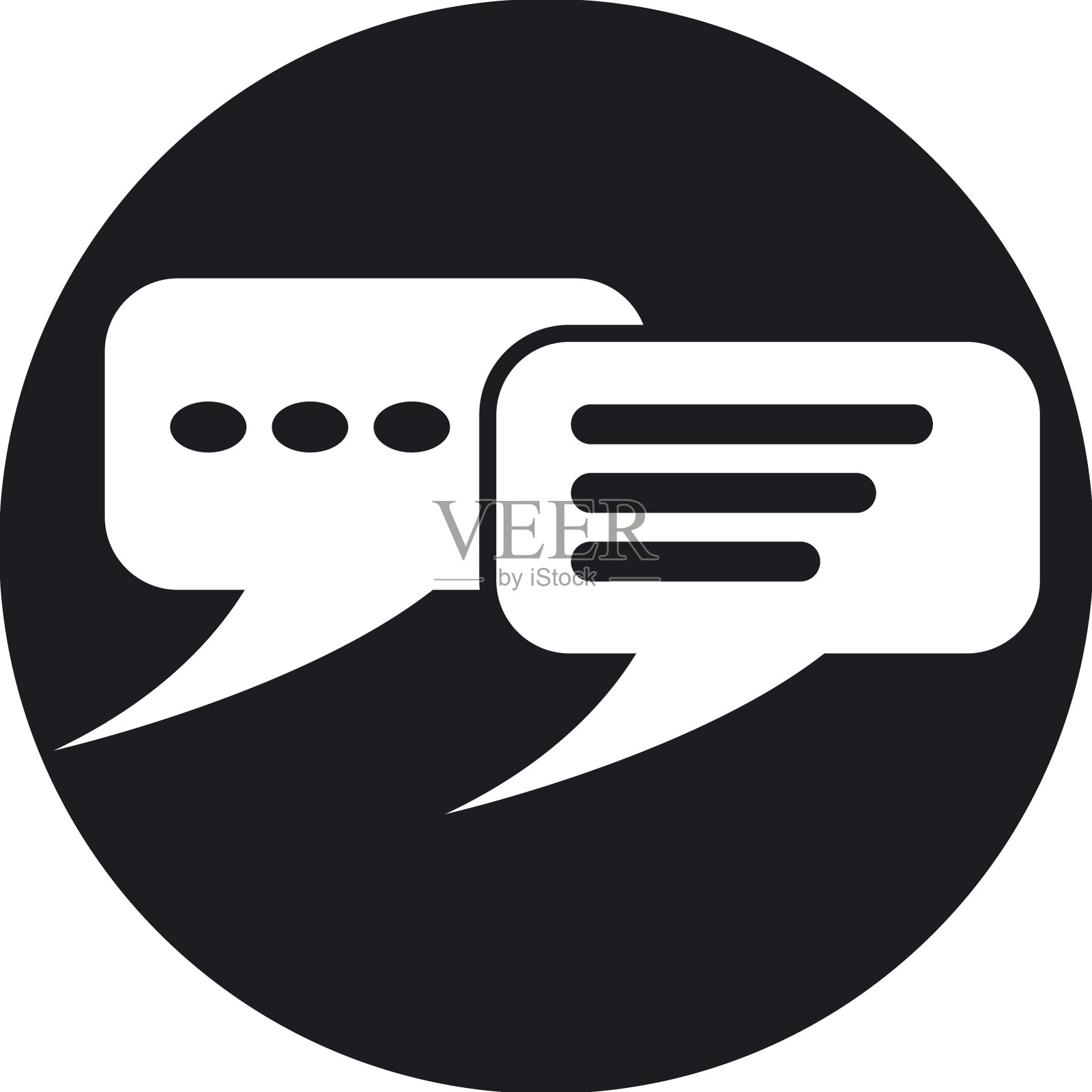 聊天图标设计元素图片