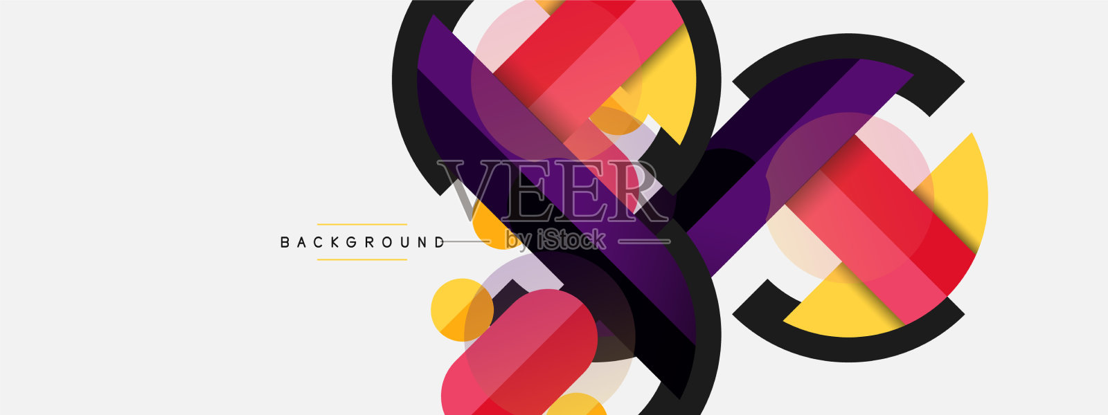 几何形状组成抽象的背景插画图片素材