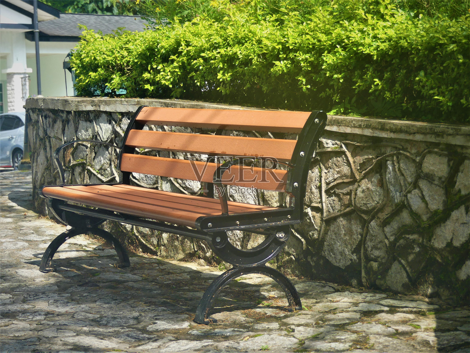 长椅在公园的照片照片摄影图片