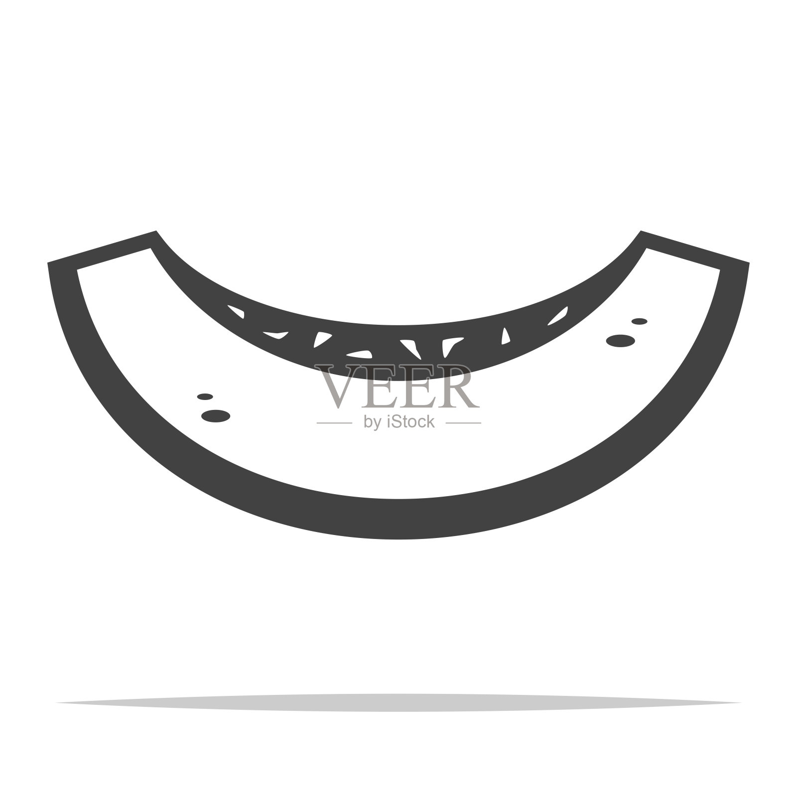 切片瓜透明图标矢量隔离插画图片素材