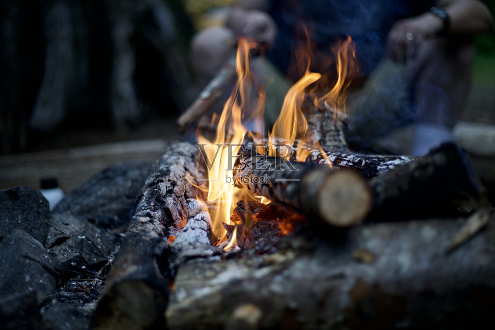 篝火照片摄影图片