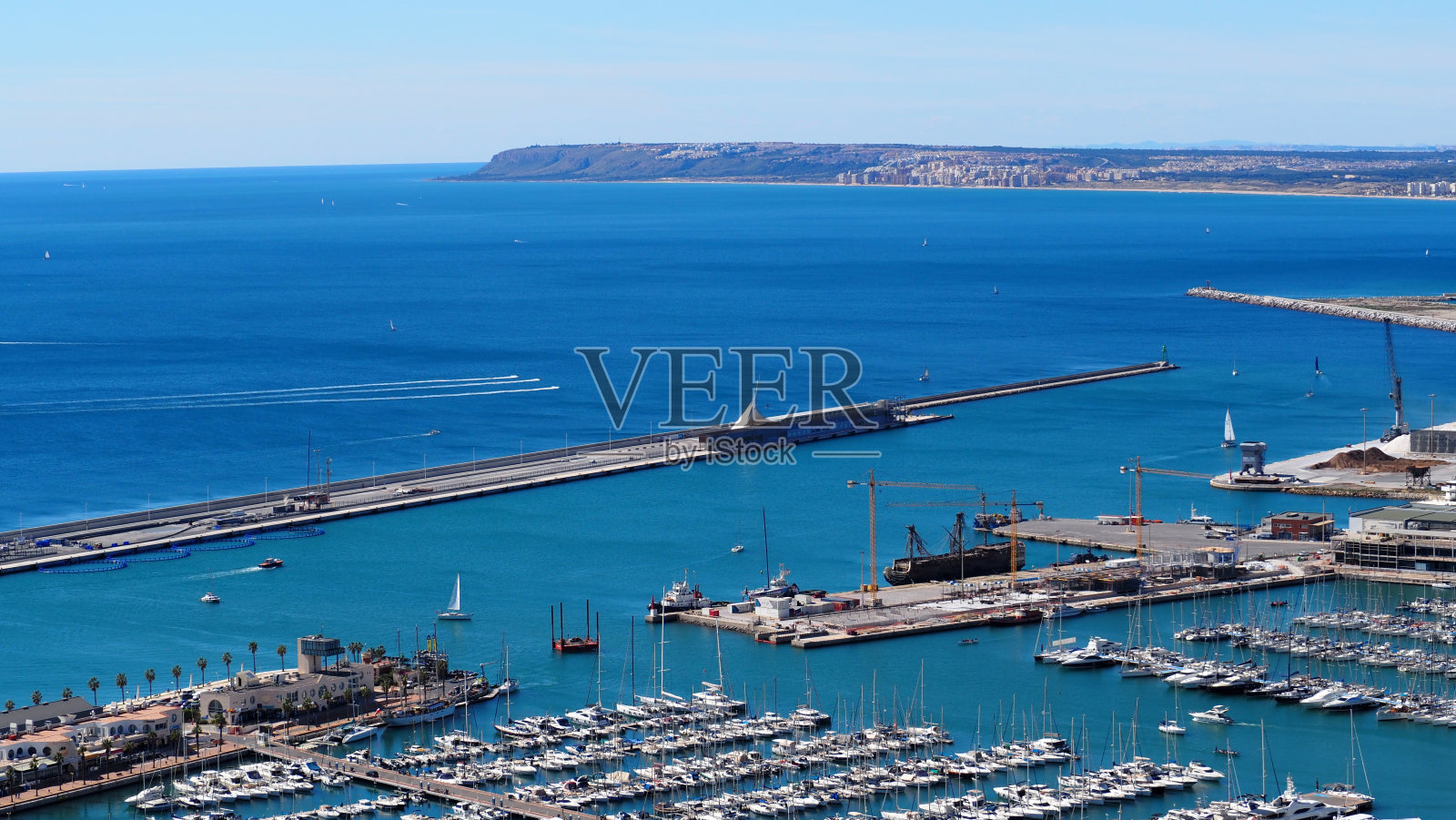 国际大都市阿利坎特科斯塔布兰卡照片摄影图片