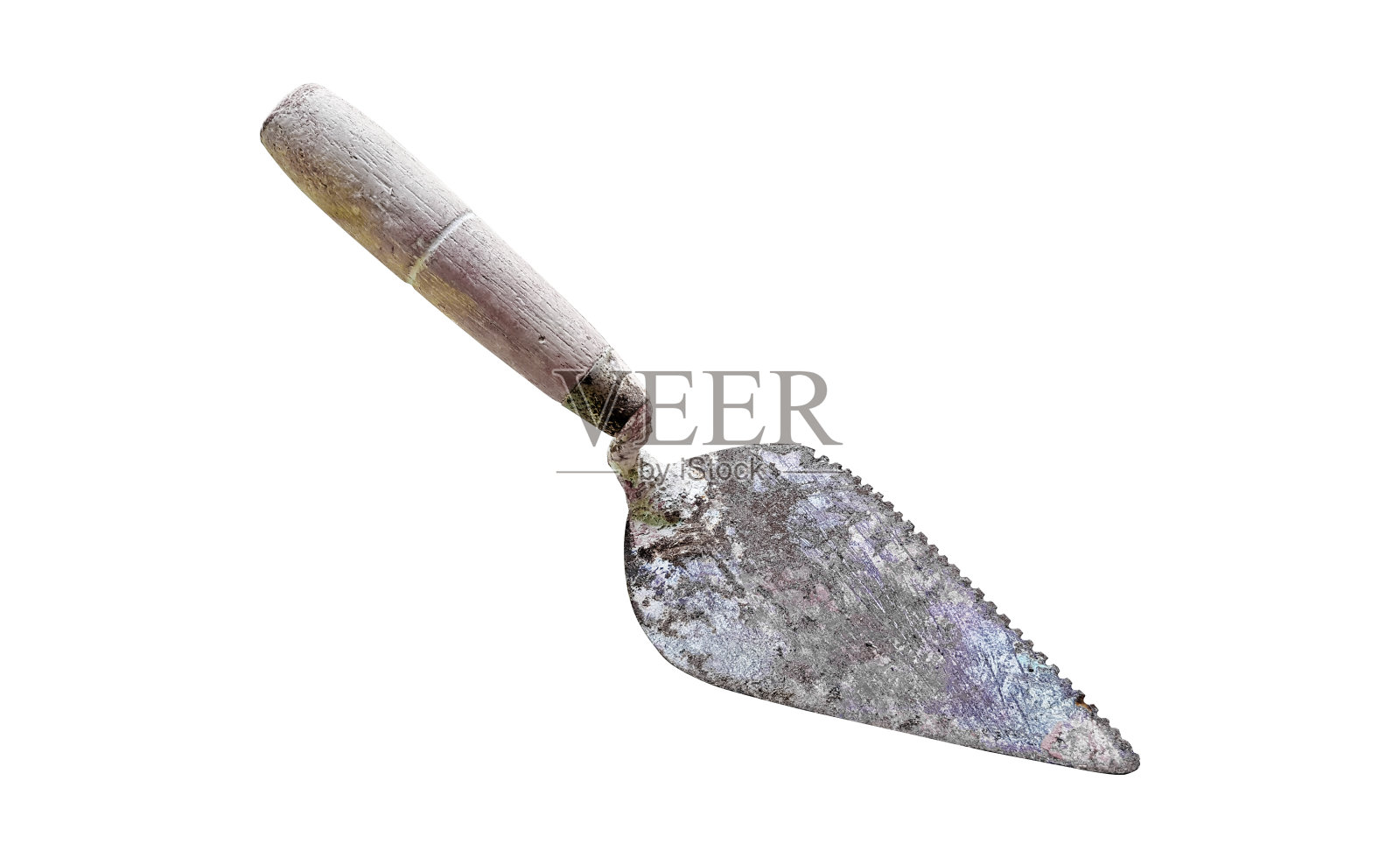 水泥地面上有生锈又脏的抹灰照片摄影图片