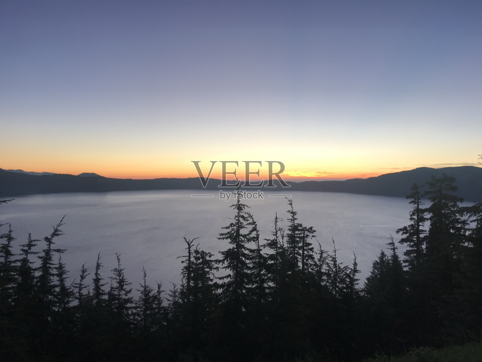 火山口湖照片摄影图片