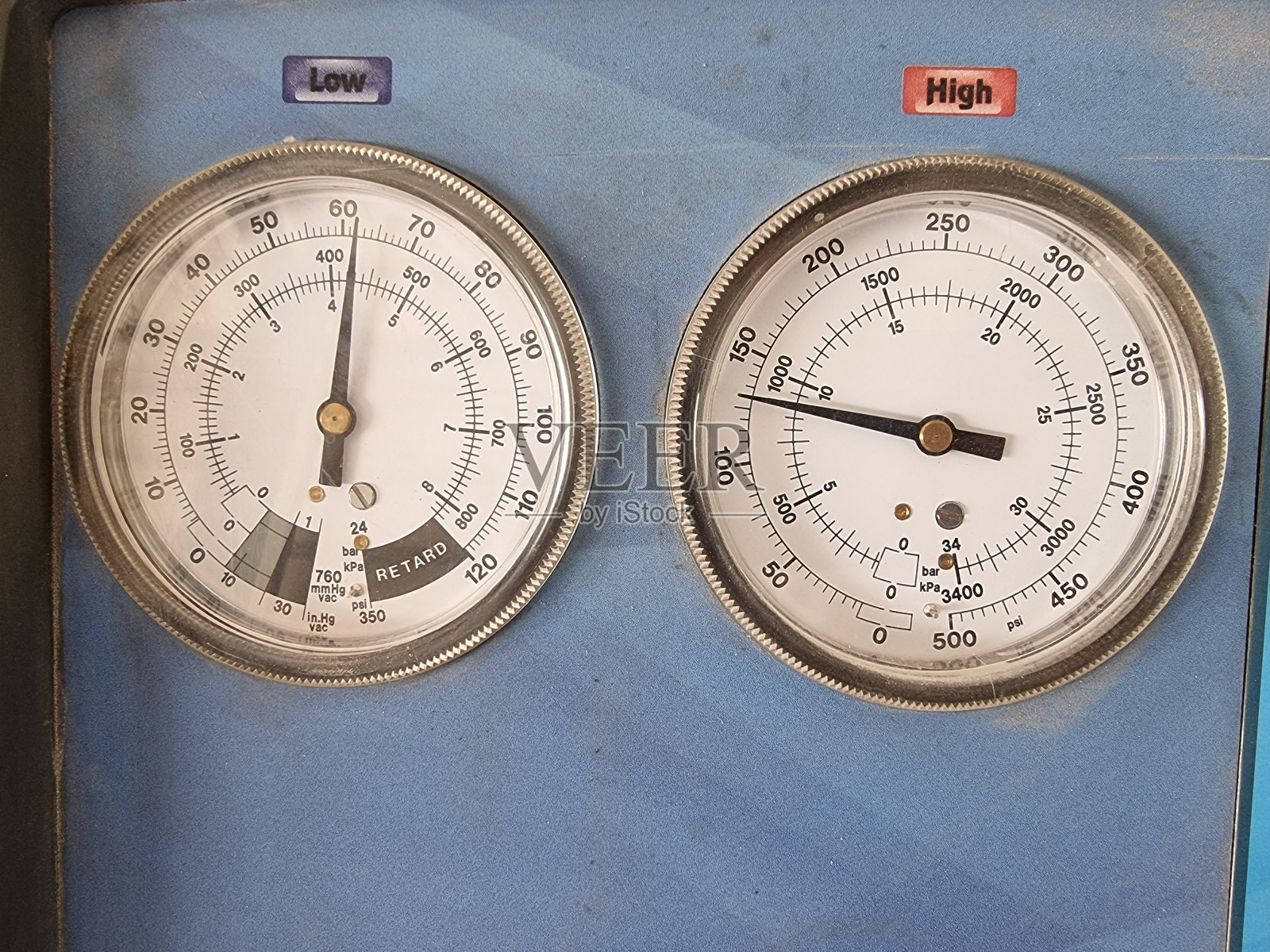 空调气压表监测视图照片摄影图片