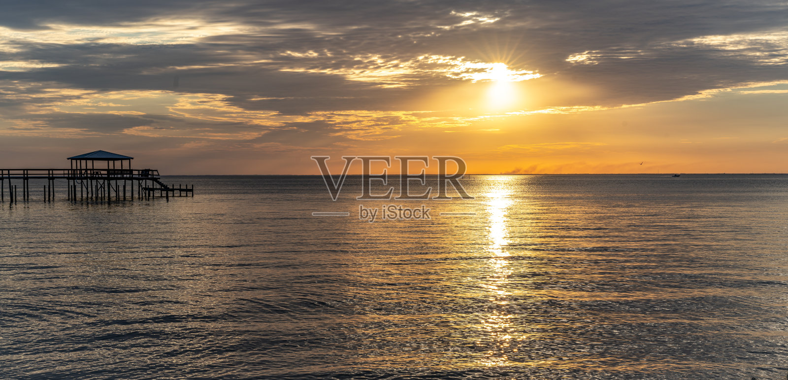 阿拉巴马州费尔霍普的日落美景照片摄影图片