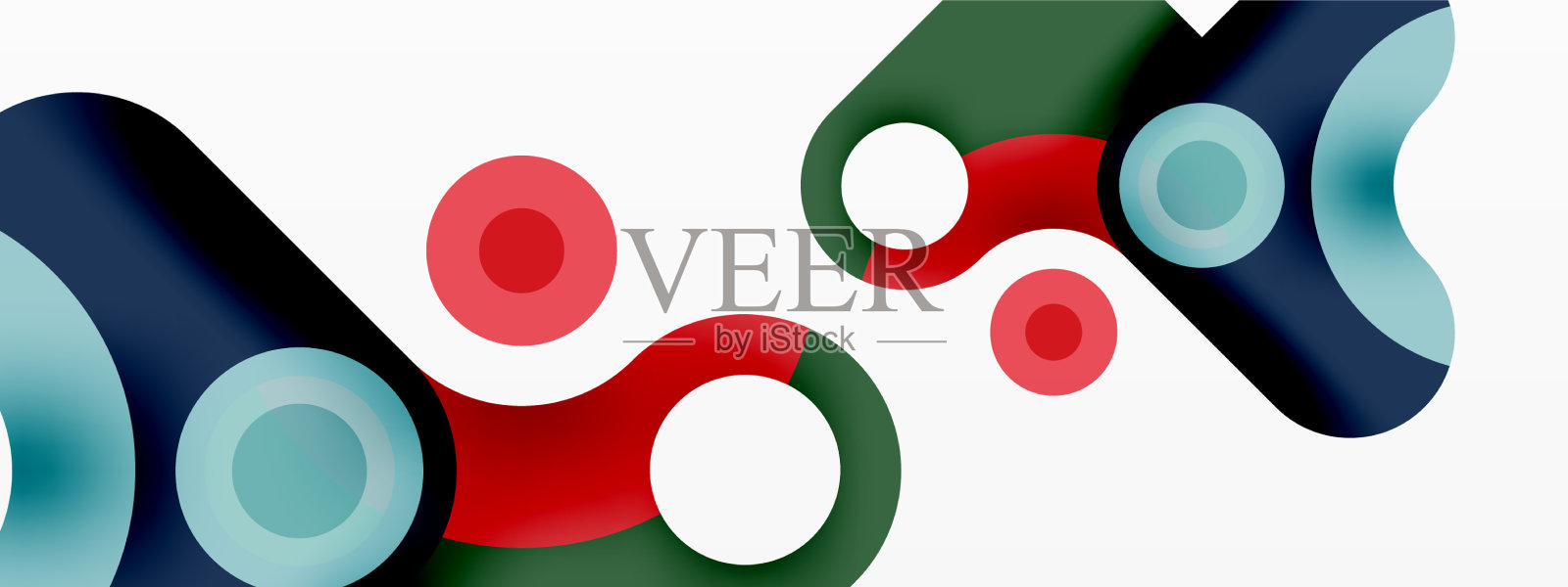 创意几何壁纸最小气泡箭头插画图片素材