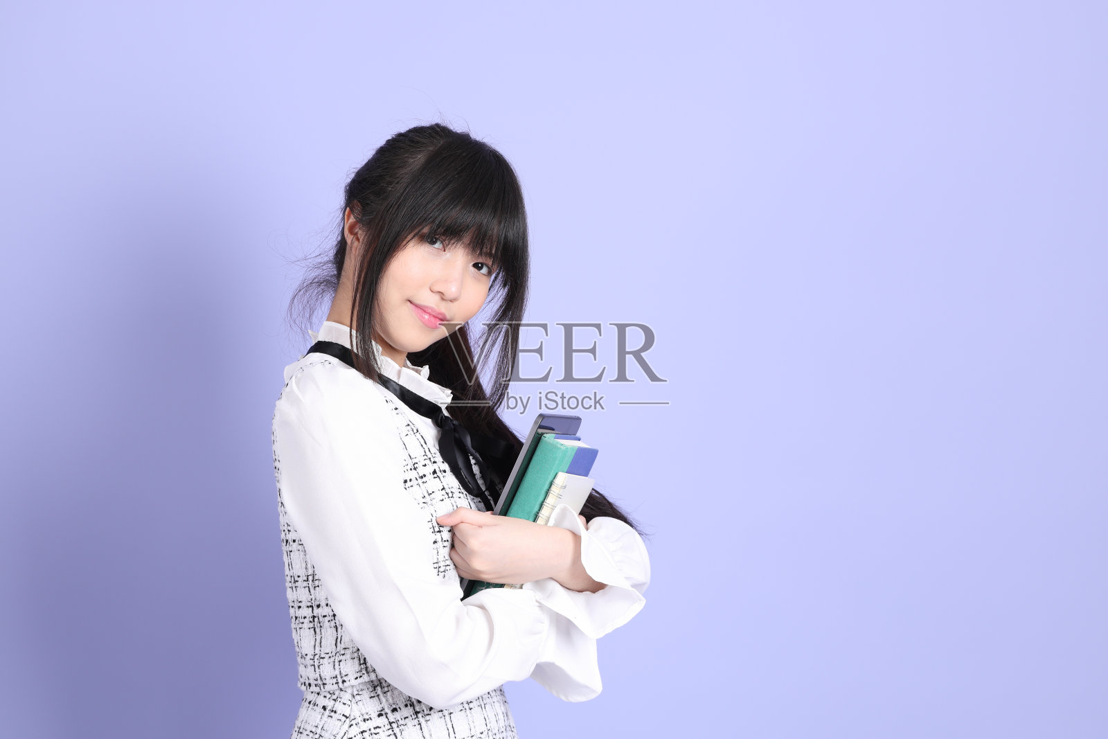 可爱的少女照片摄影图片