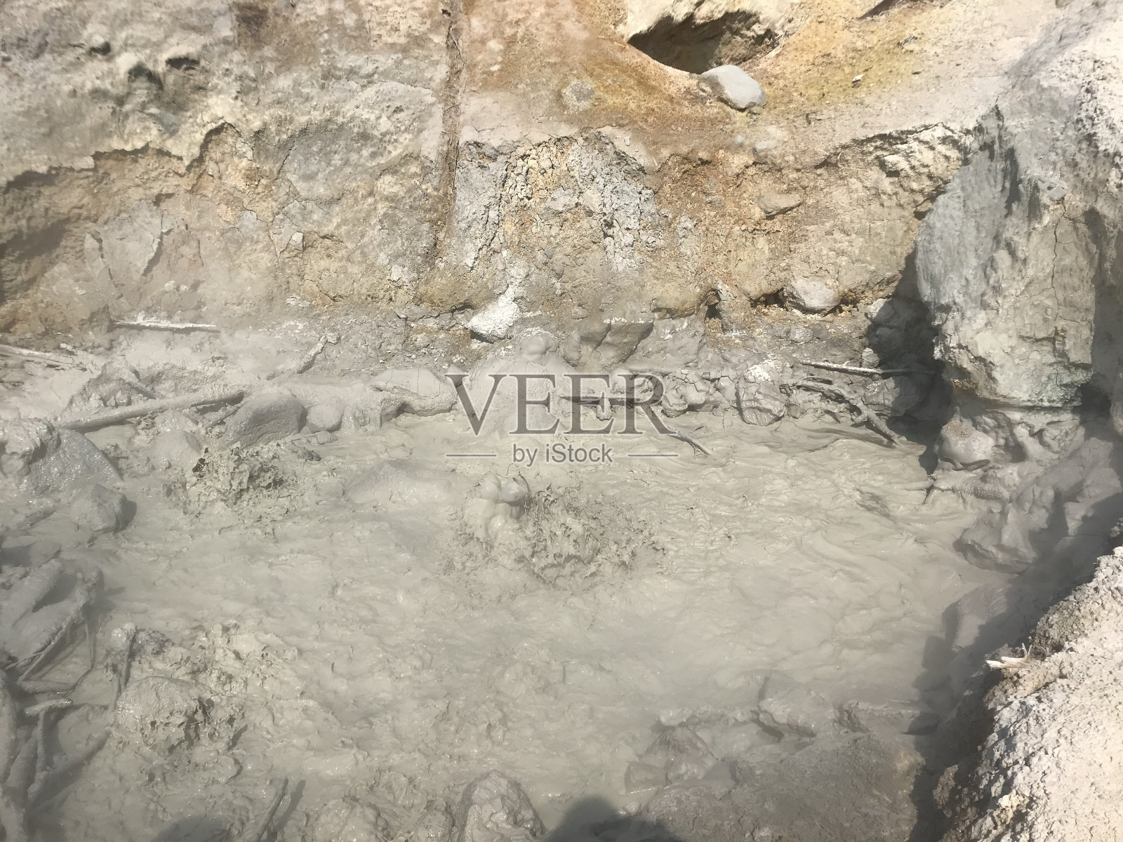 拉森温泉照片摄影图片