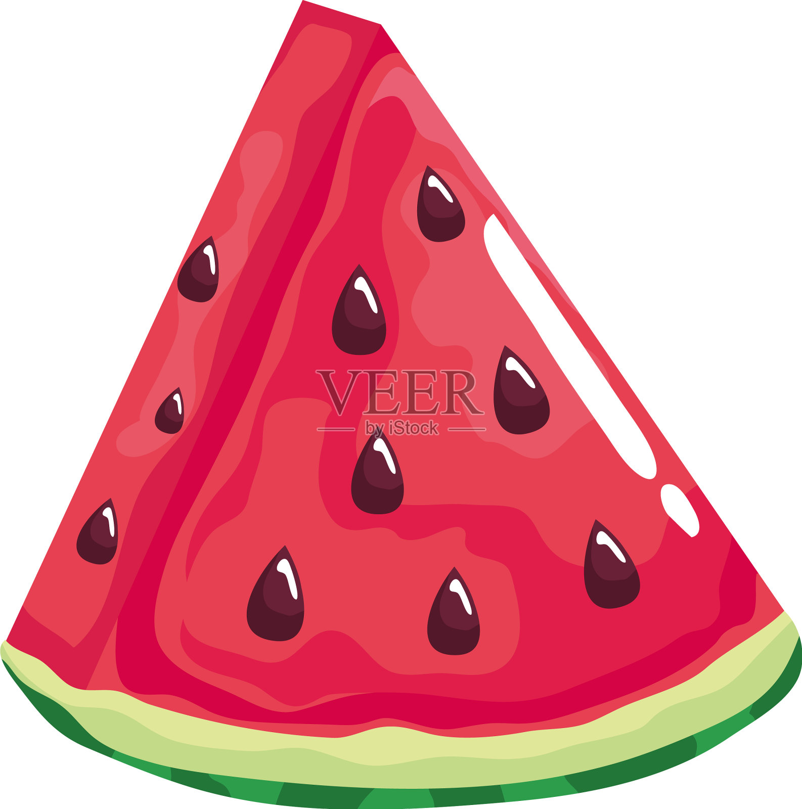 西瓜新鲜水果设计元素图片